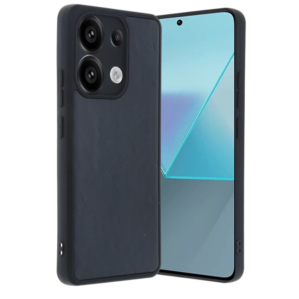 Mey İthalat® Redmi Note 13 Pro 5G Kılıf Aras Deri Kapak - Lacivert
