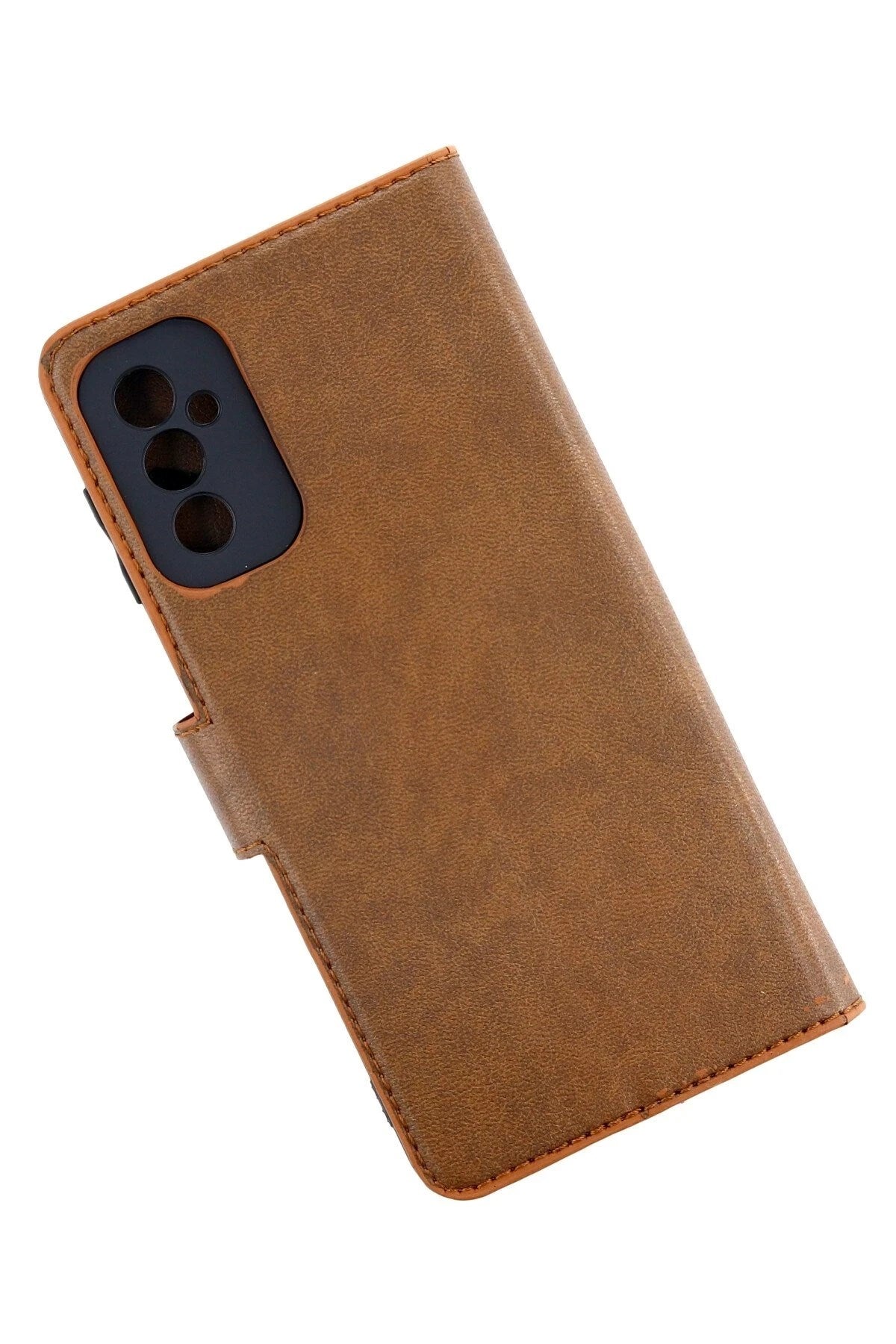 Mey İthalat® Samsung Galaxy M52 5G Kılıf Trend S Plus Kapaklı Kılıf - Taba