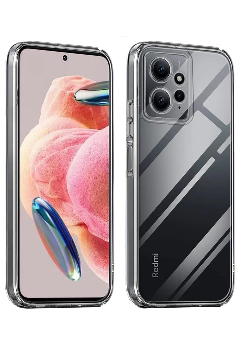 Mey İthalat® Redmi Note 12 4G Kılıf Lüx Şeffaf Silikon
