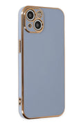 Mey İthalat® iPhone 14 Kılıf Volet Silikon - Mavi