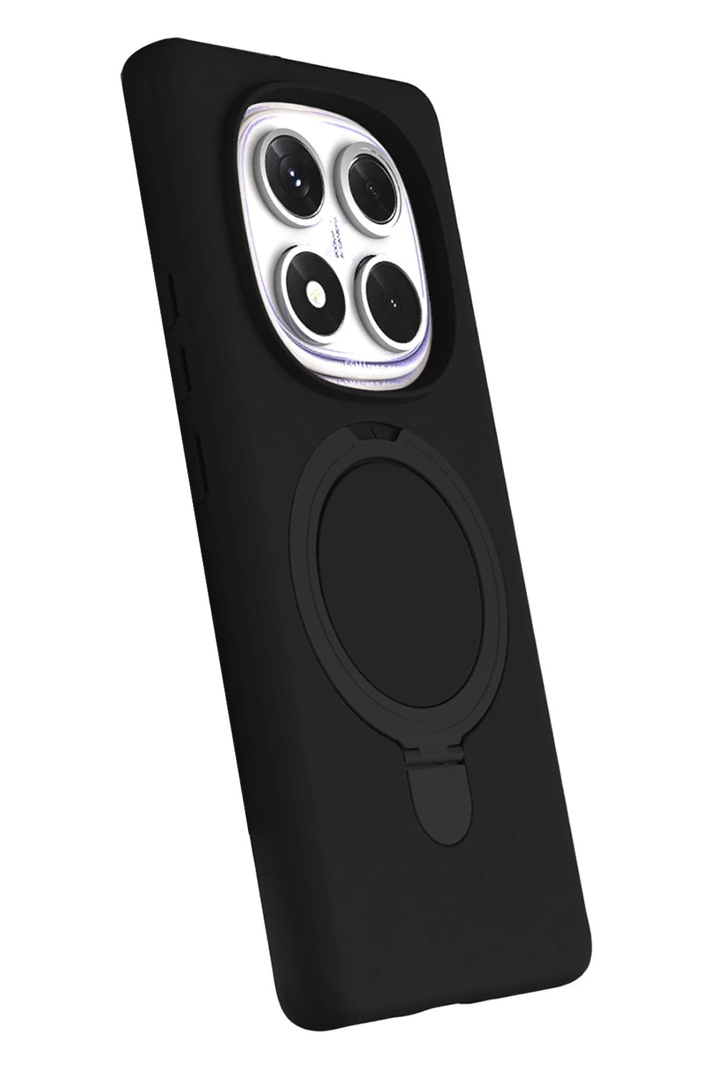 Mey İthalat® Redmi Note 14 Pro 5G Regal Magsafe Standlı Kapak - Siyah
