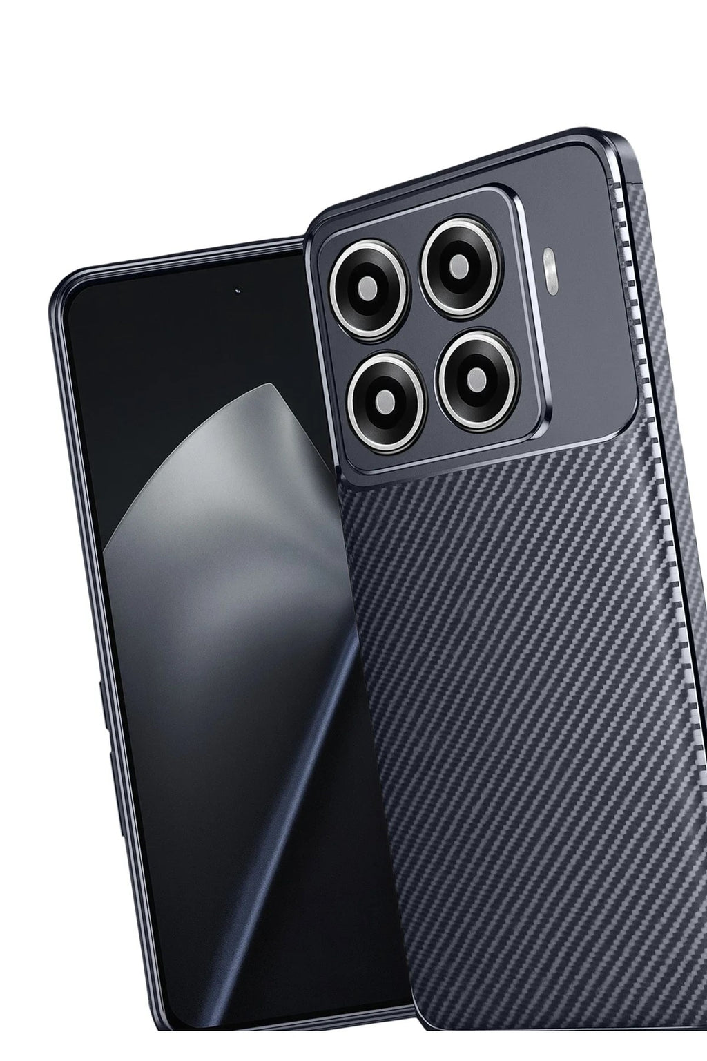 Mey İthalat® Mi 15T Pro Auto Focus Karbon Kapak - Lacivert