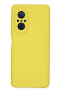 Mey İthalat® Huawei Nova 9 SE Kılıf Nano içi Kadife Silikon - Sarı