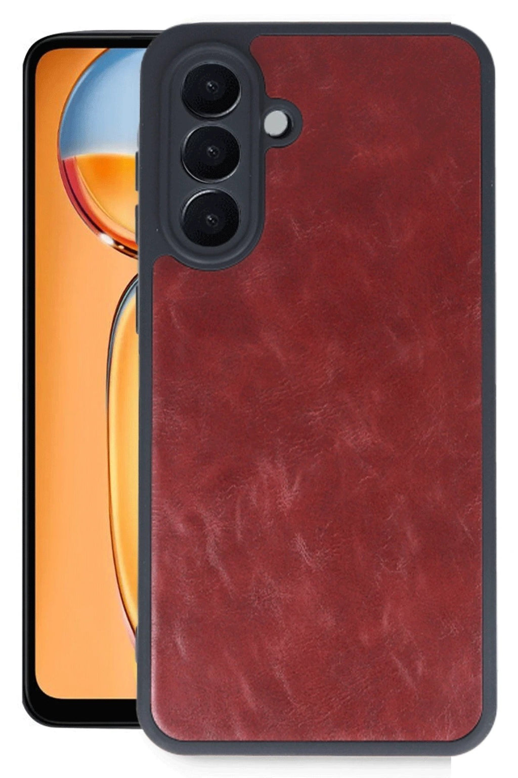 Mey İthalat® Samsung Galaxy A26 Kılıf Aras Deri Kapak - Bordo