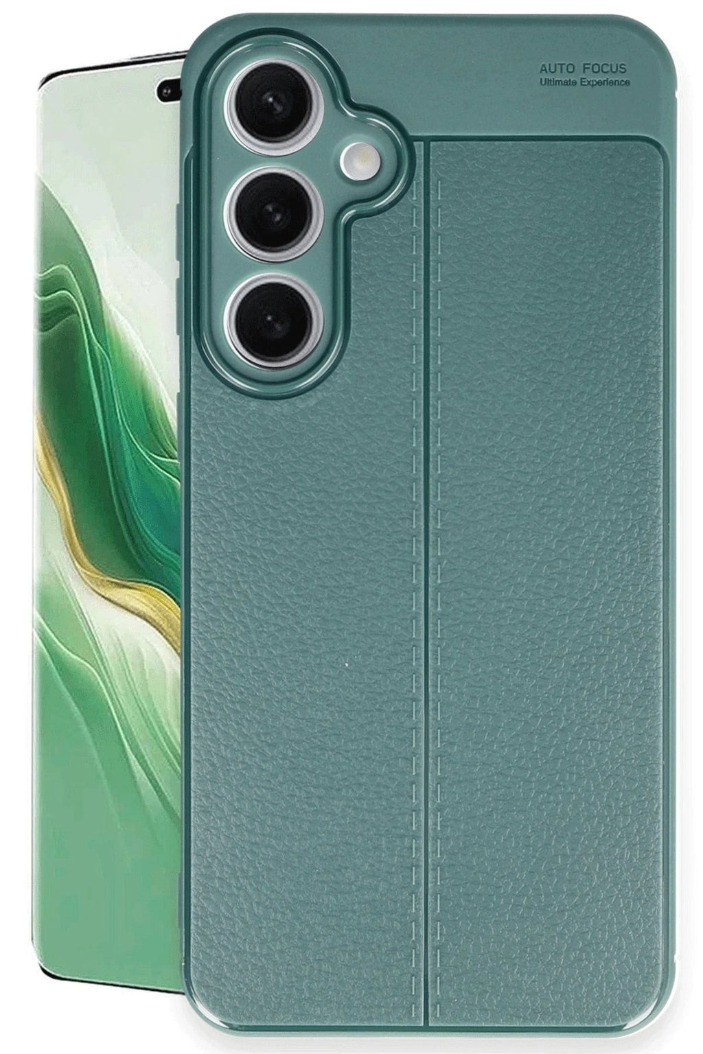 Mey İthalat® Samsung Galaxy S24 FE Kılıf Auto Focus Kapak - Koyu Yeşil