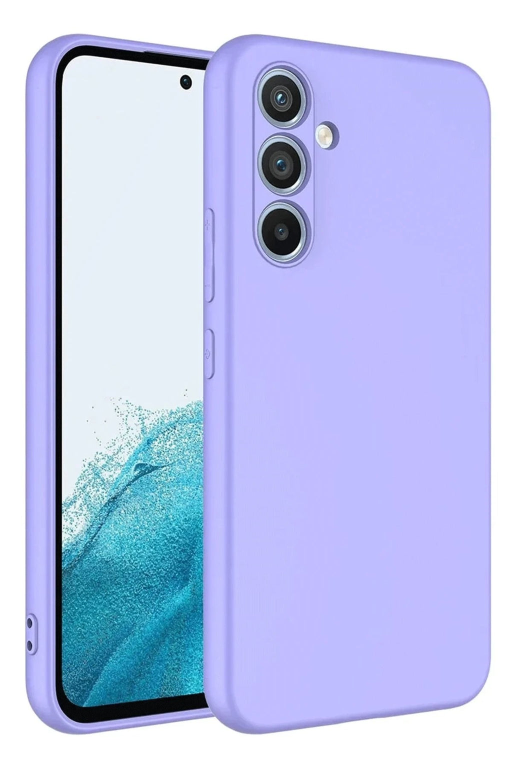 Mey İthalat® Samsung Galaxy A16 5G Kılıf First Silikon - Lila