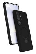 Mey İthalat® Samsung Galaxy S26 Ultra Regal Magsafe Standlı Kapak - Siyah