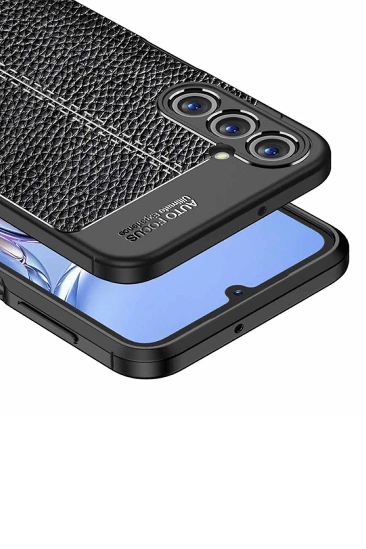 Mey İthalat® Samsung Galaxy A05S Kılıf Auto Focus Kapak - Siyah