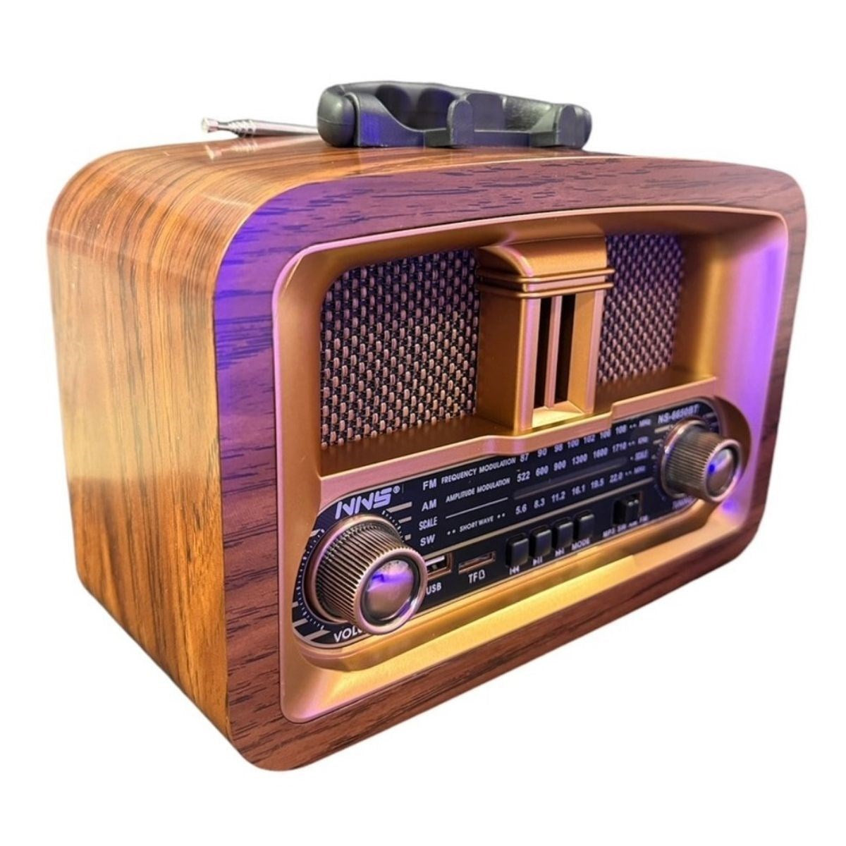 Taşınabilir Klasik AM/FM/SW Retro Ev Radyo USB ile Şarj Olabilen Retro Radyo