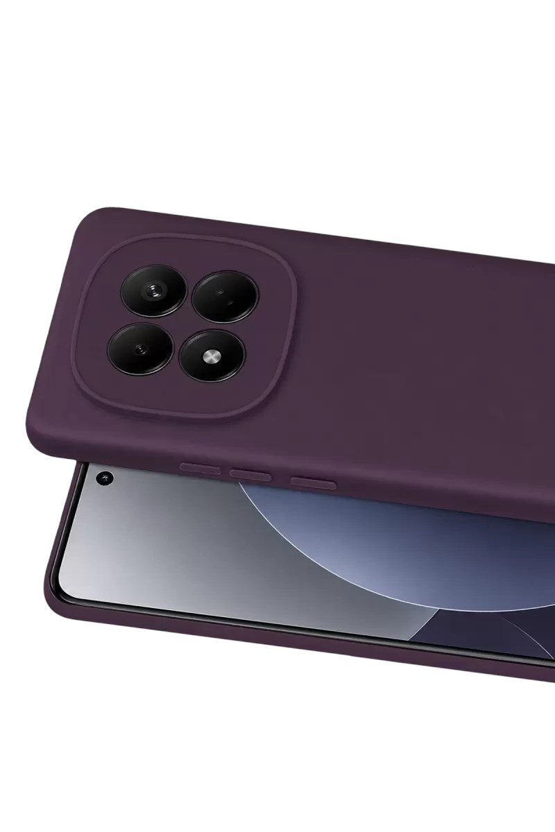 Mey İthalat® Redmi Note 15 Pro 4G First Silikon - Mürdüm