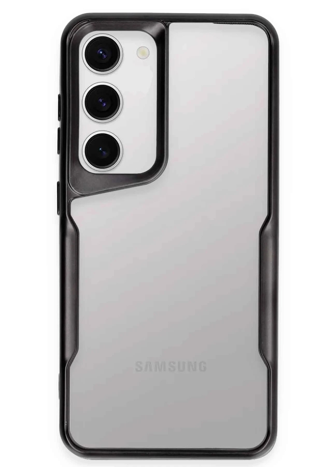 Mey İthalat® Samsung Galaxy S23 Kılıf Boyi Silikon Kapak - Siyah