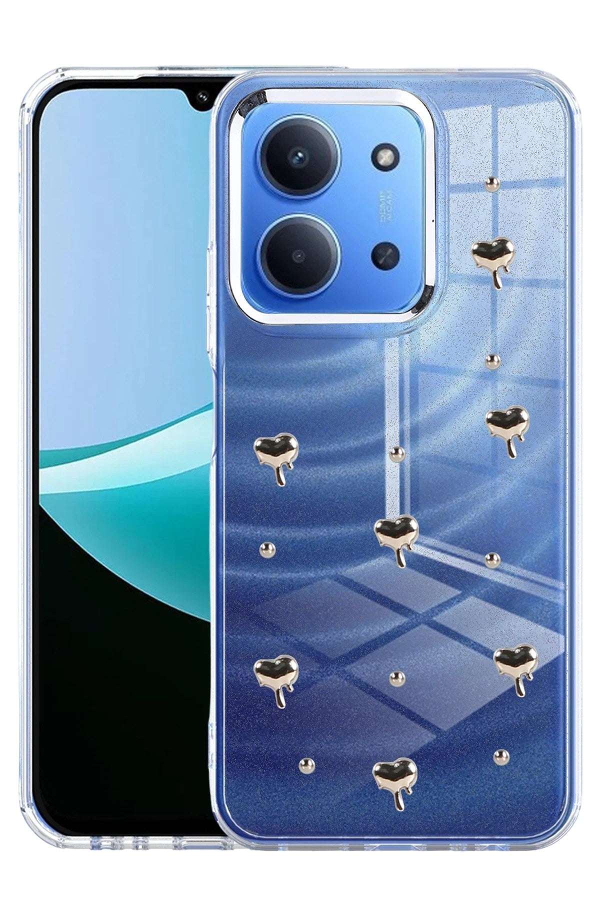 Mey İthalat® Redmi 15C 4G Fiyonk Desenli Kapak - Desen 1