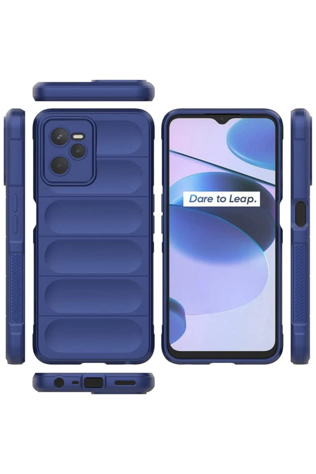 Mey İthalat® Realme C35 Kılıf Optimum Silikon - Lacivert