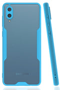 Mey İthalat® Samsung Galaxy A02 Kılıf Platin Silikon - Mavi