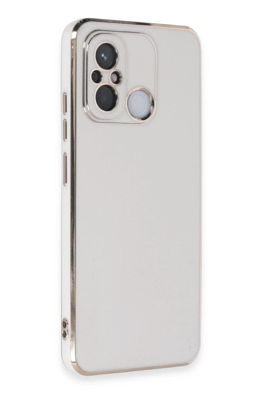 Mey İthalat® Redmi 12C Kılıf Volet Silikon - Beyaz