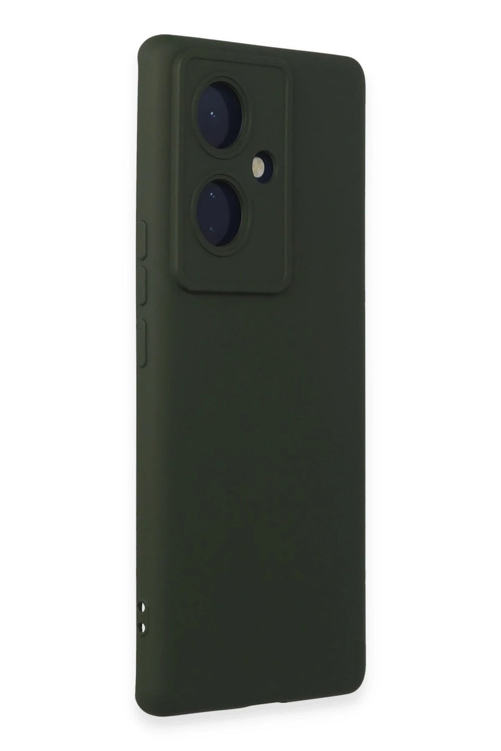 Mey İthalat® Vivo V29 Lite Kılıf Nano içi Kadife Silikon - Koyu Yeşil