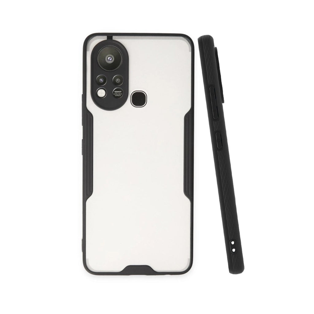 Mey İthalat® İnfinix Hot 11s Kılıf Platin Silikon - Siyah