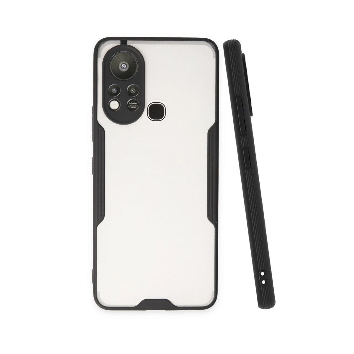 Mey İthalat® İnfinix Hot 11s Kılıf Platin Silikon - Siyah