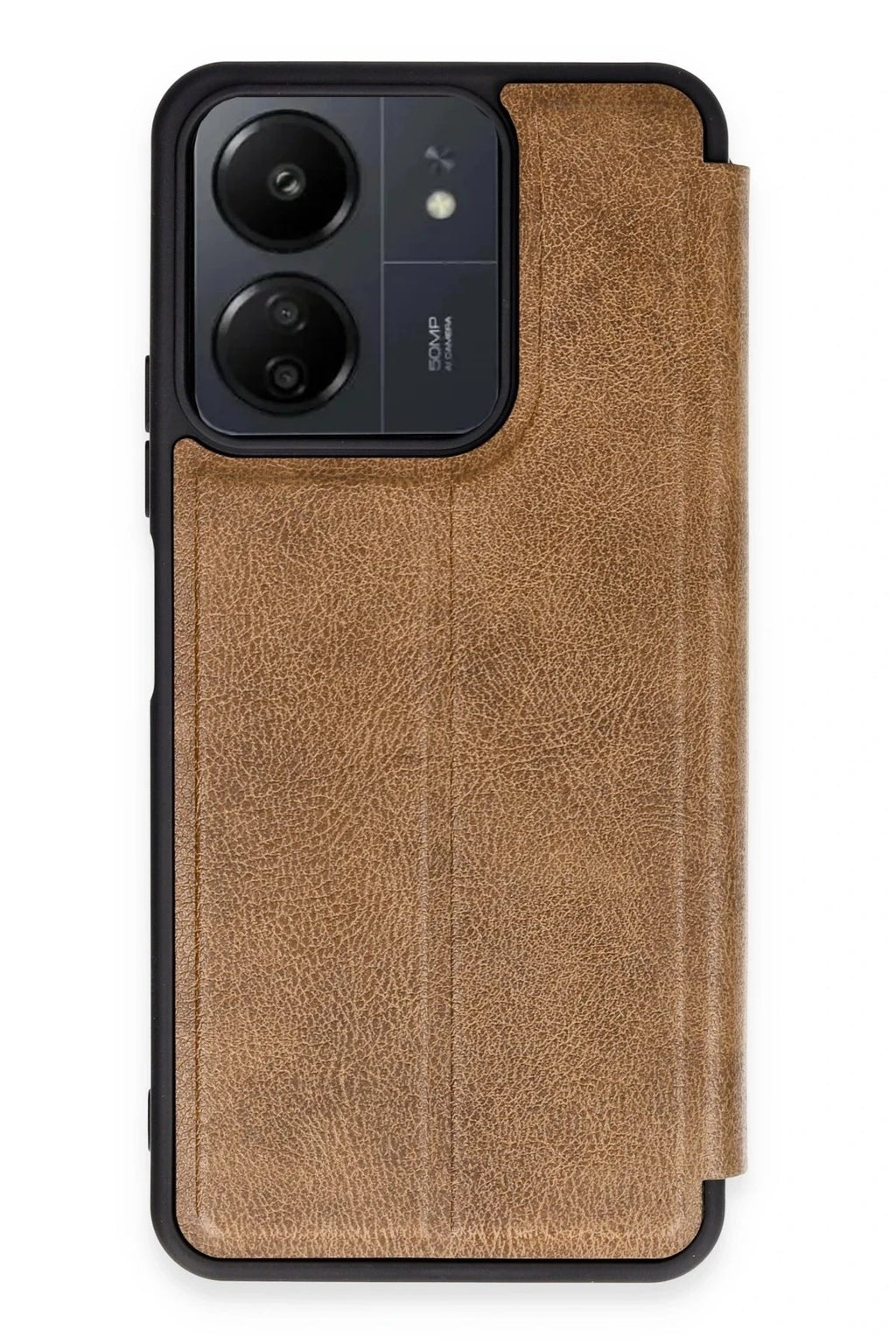 Mey İthalat® Redmi 13C Kılıf Flip Cover - Taba