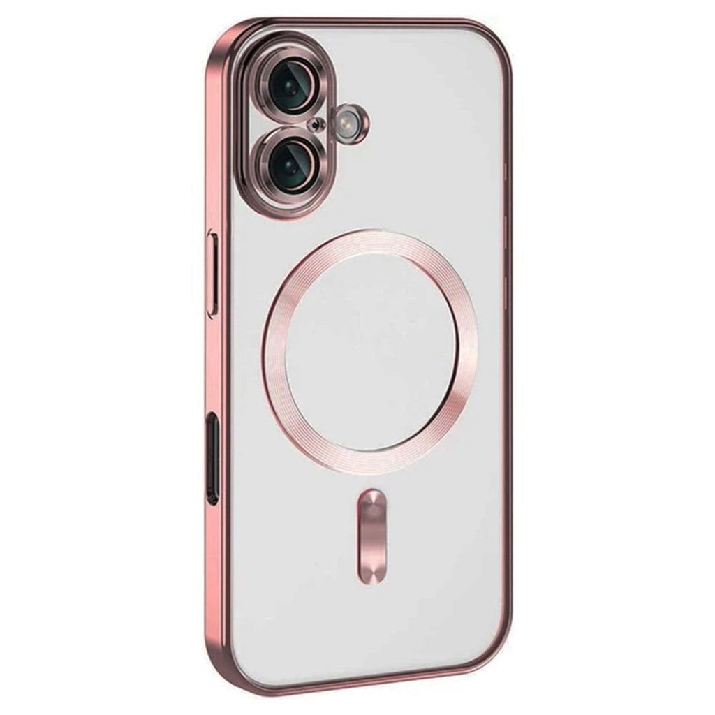 Mey İthalat® iPhone 16 Plus Kılıf Kross Magneticsafe Kapak - Pembe