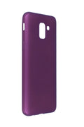 Mey İthalat® Samsung Galaxy J6 Kılıf First Silikon - Mürdüm
