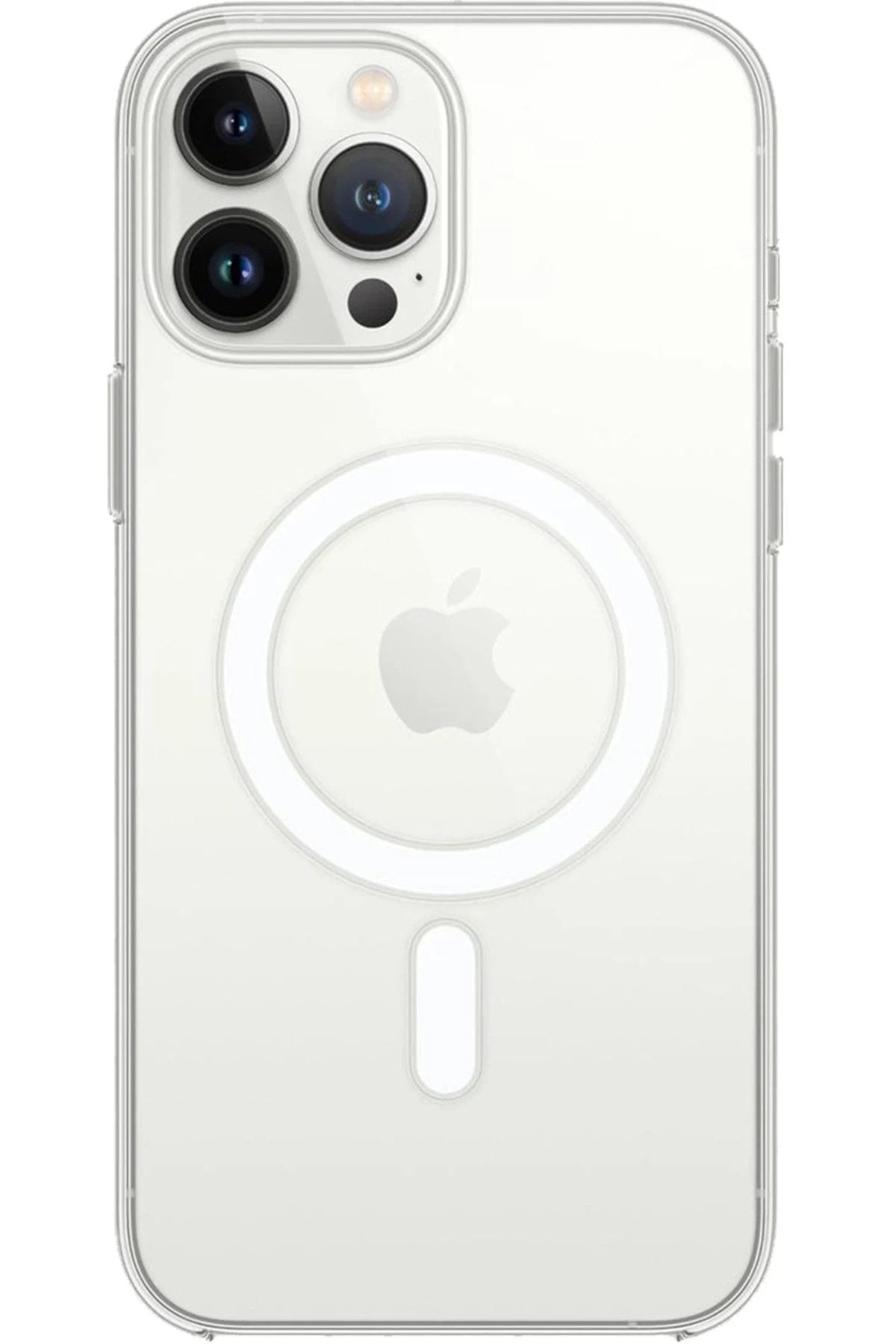 Mey İthalat® iPhone 16 Pro Max Kılıf Pc Real Magsafe Kapak - Şeffaf