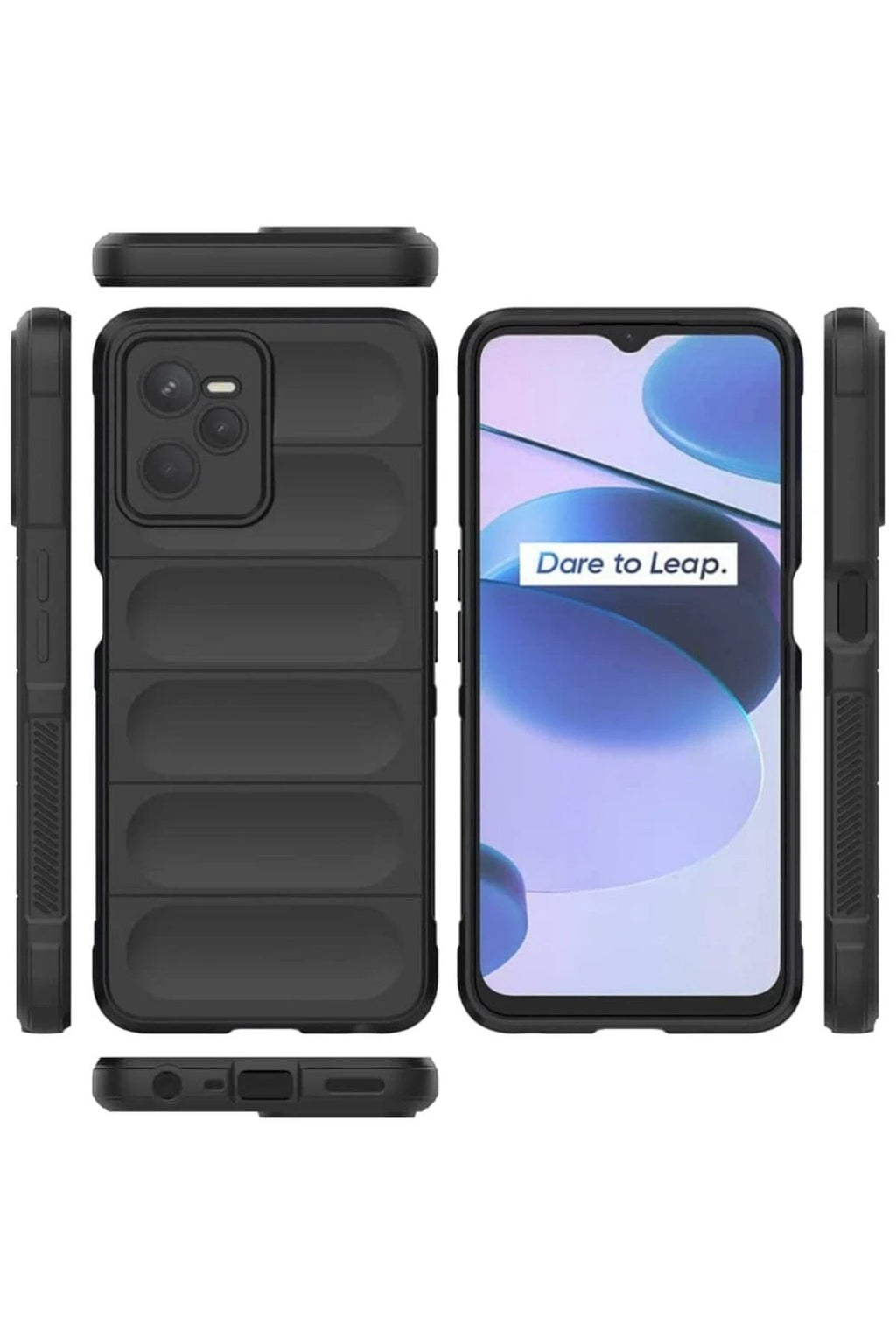 Mey İthalat® Realme C35 Kılıf Optimum Silikon - Siyah