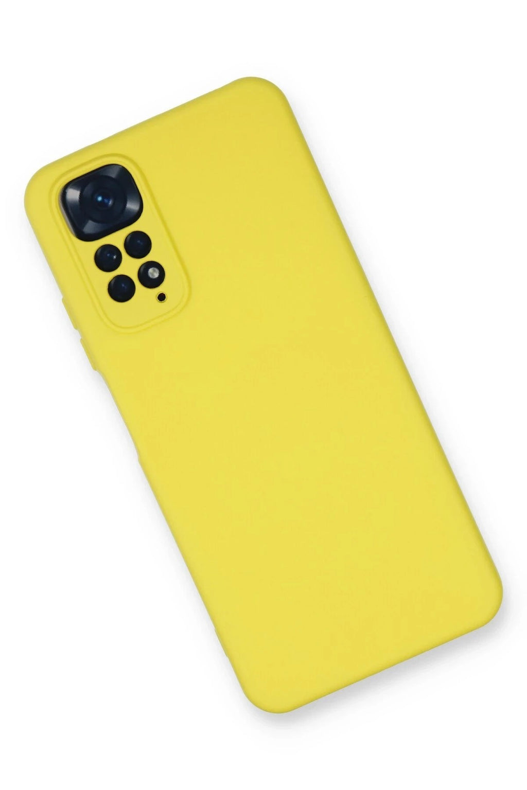 Mey İthalat® Redmi Note 11 Kılıf Nano içi Kadife Silikon - Sarı