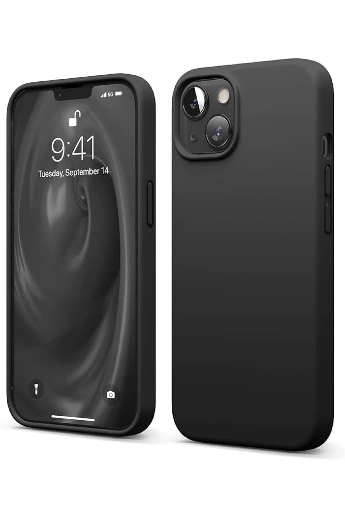 Mey İthalat® iPhone 14 Kılıf First Silikon - Siyah
