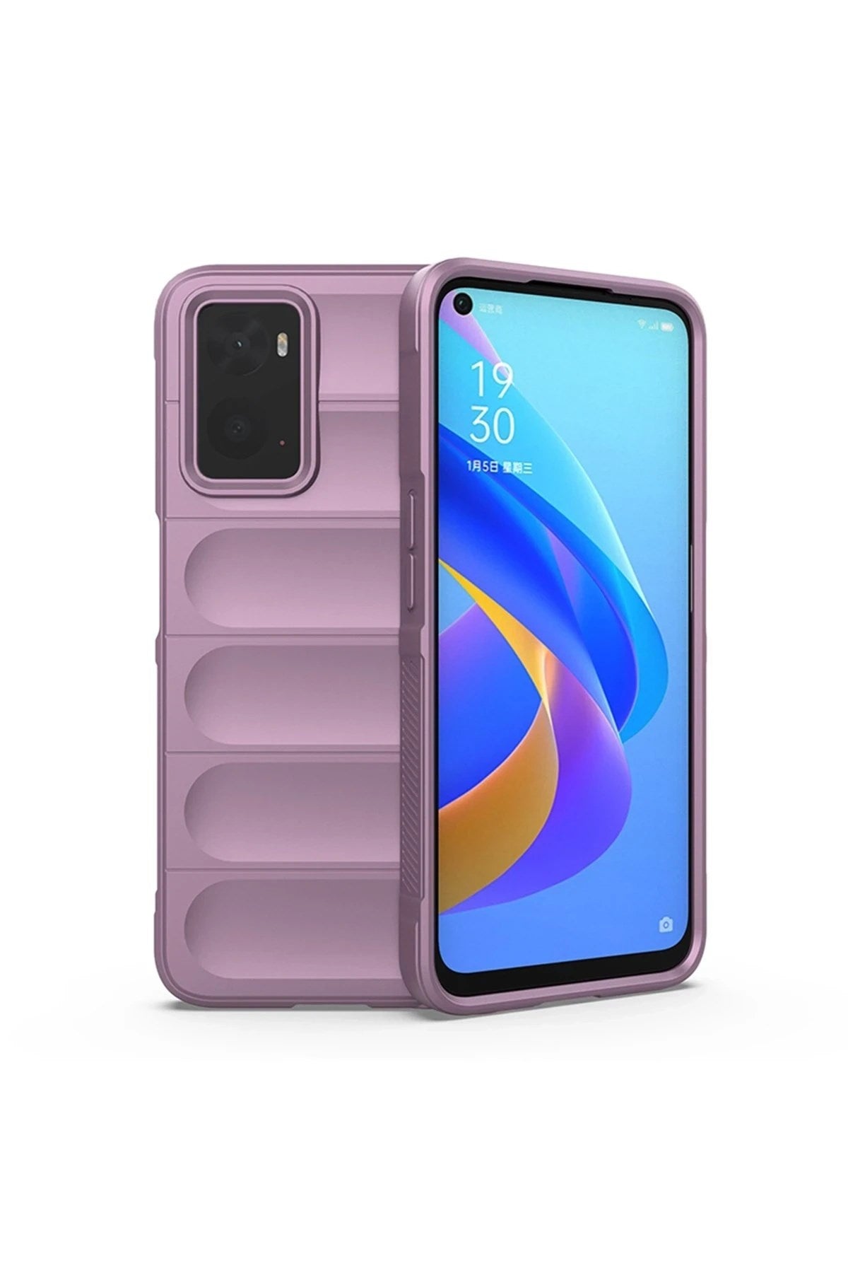 Mey İthalat® Realme 9i 4G Kılıf Optimum Silikon - Mor