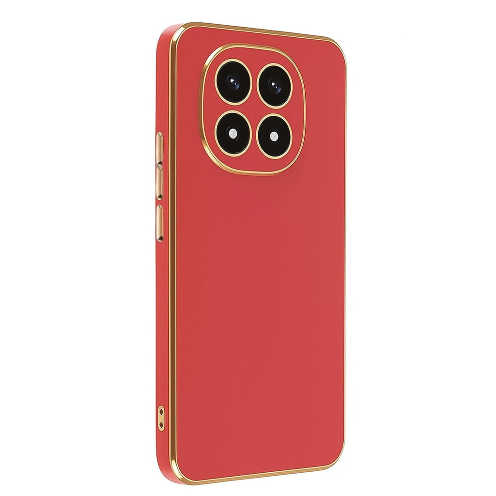 Mey İthalat® Redmi Note 14 Pro 4G Kılıf Volet Silikon - Kırmızı