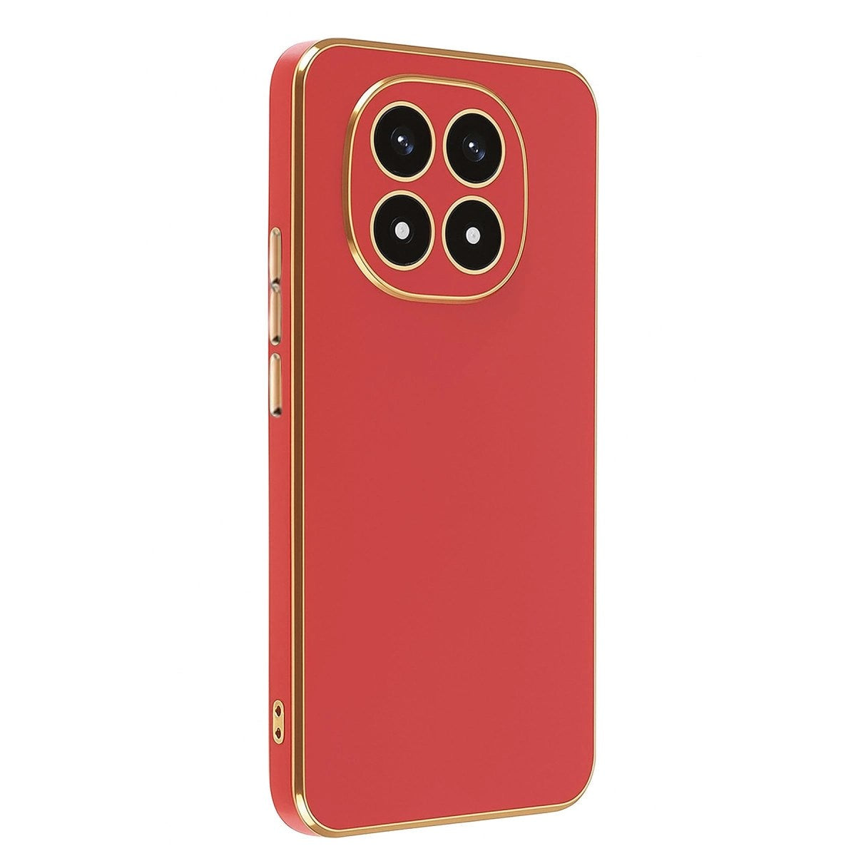 Mey İthalat® Redmi Note 14 Pro 4G Kılıf Volet Silikon - Kırmızı