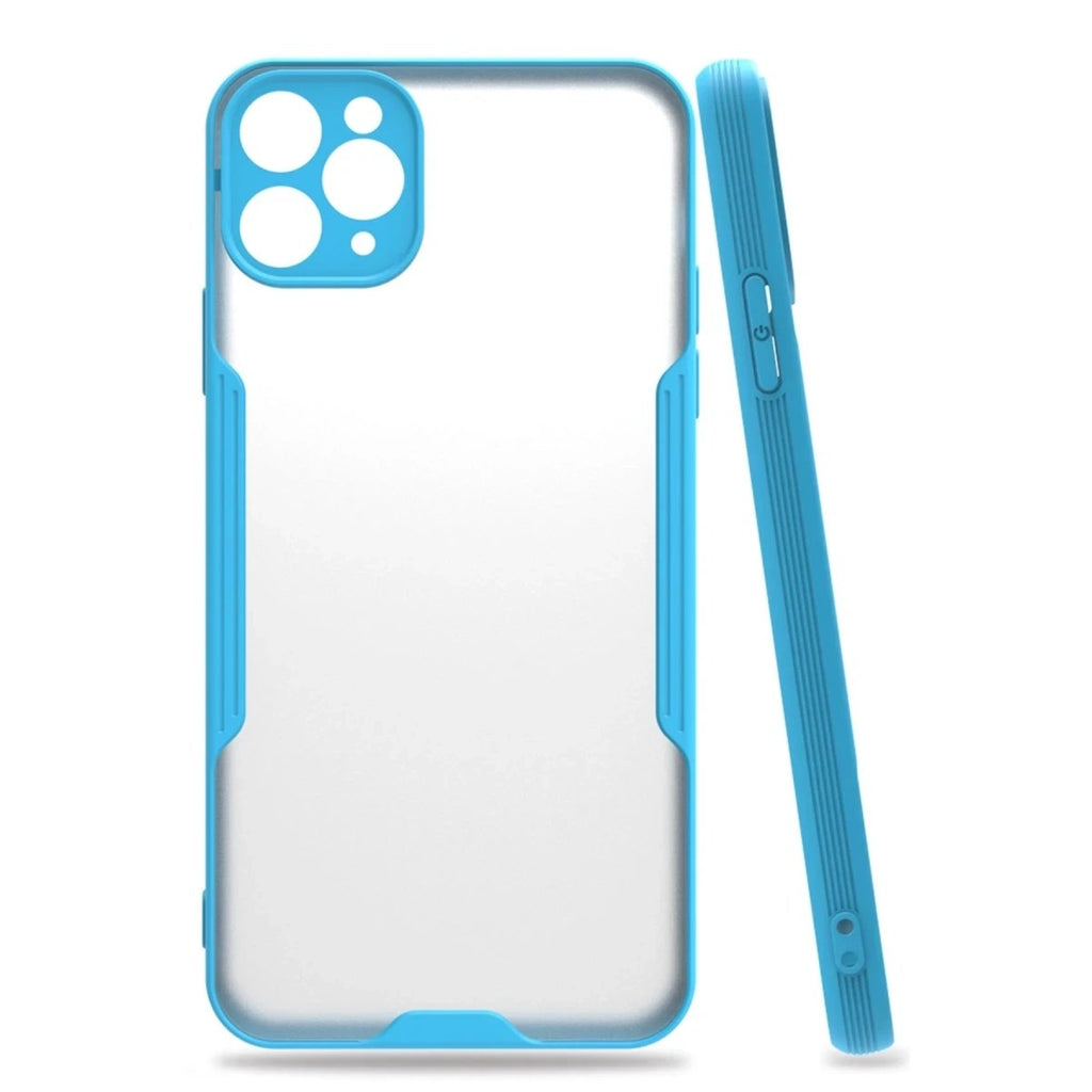 Mey İthalat® iPhone 11 Pro Kılıf Platin Silikon - Mavi