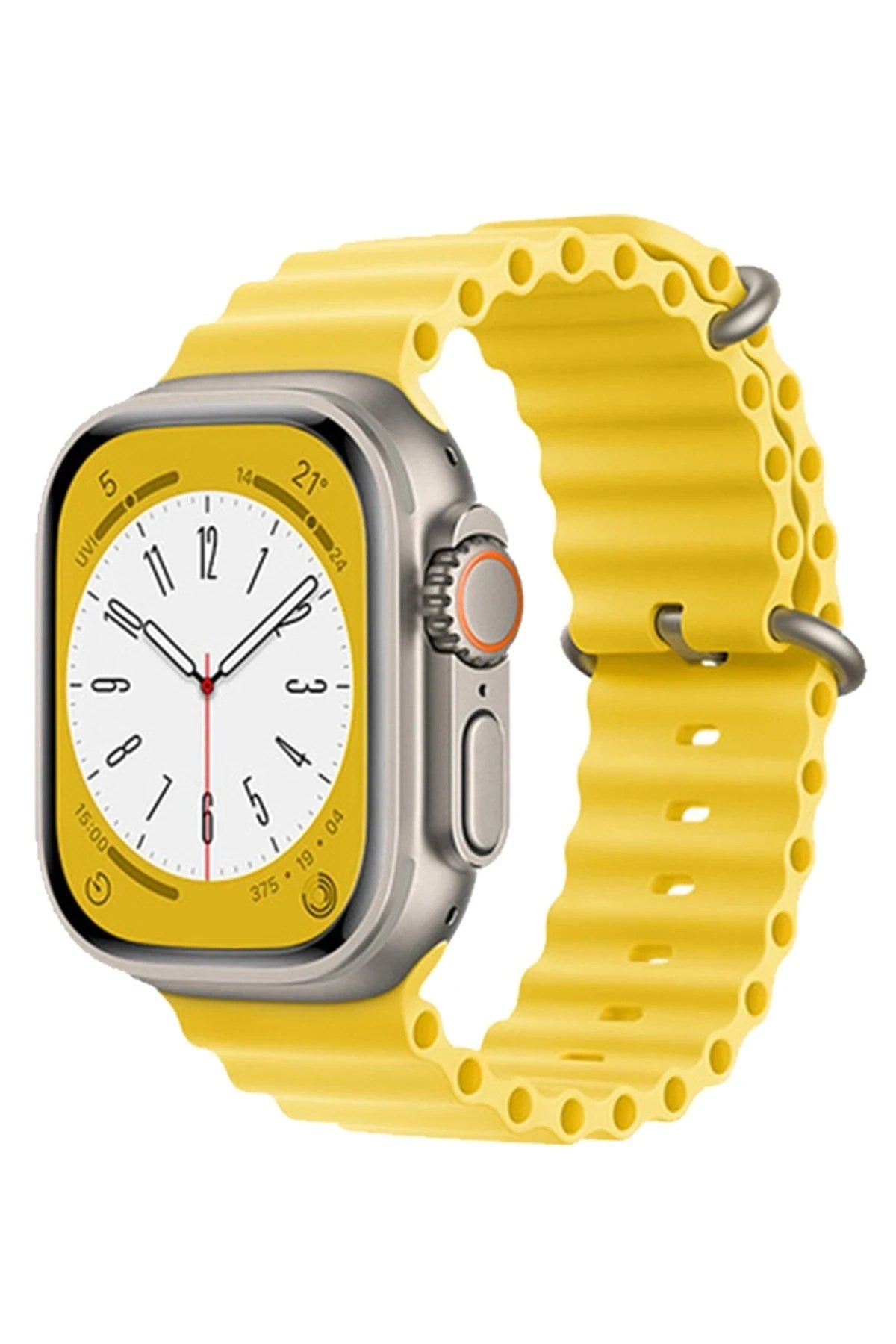 Mey İthalat® Watch 42mm Ocean Kordon - Sarı