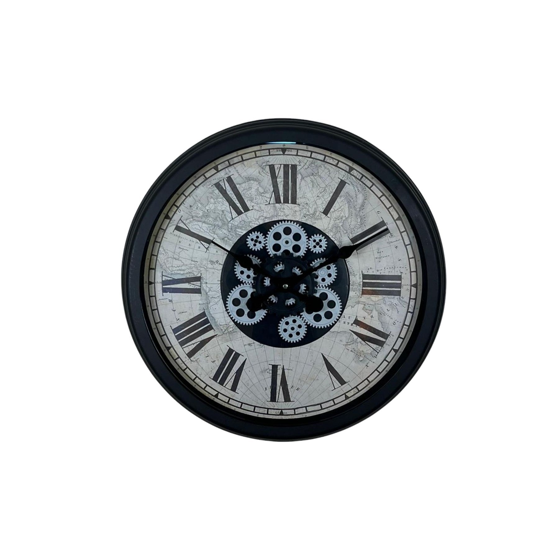 Black Atlas Series 60 Cm Çarklı Duvar Saati