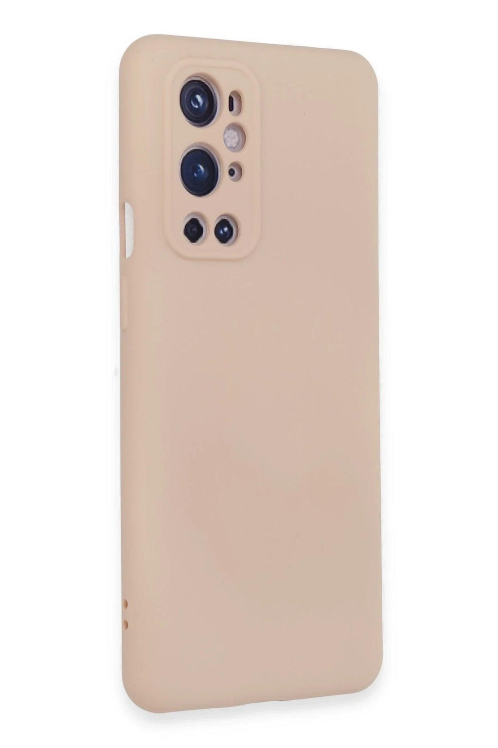 Mey İthalat® One Plus 9 Pro Kılıf Nano içi Kadife Silikon - Pudra