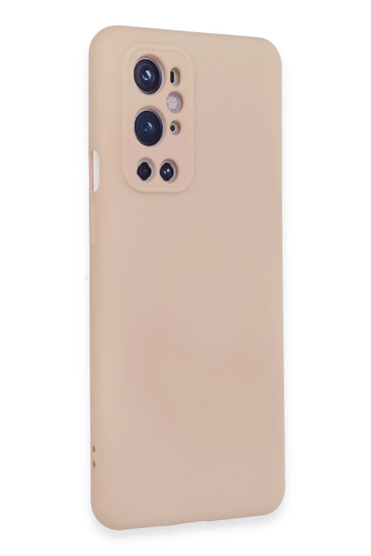 Mey İthalat® One Plus 9 Pro Kılıf Nano içi Kadife Silikon - Pudra