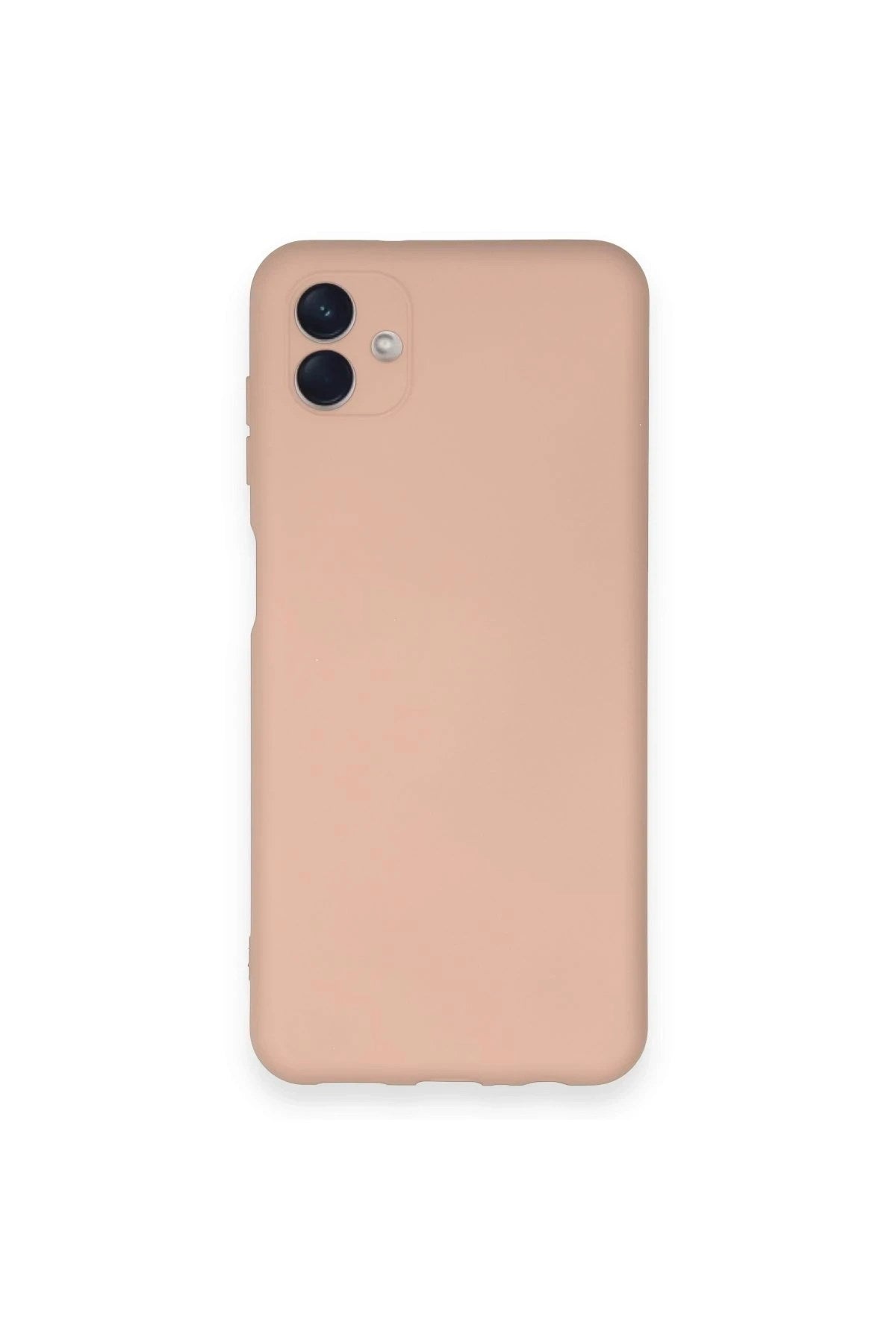 Mey İthalat® Samsung Galaxy A04 Kılıf Nano içi Kadife Silikon - Pudra