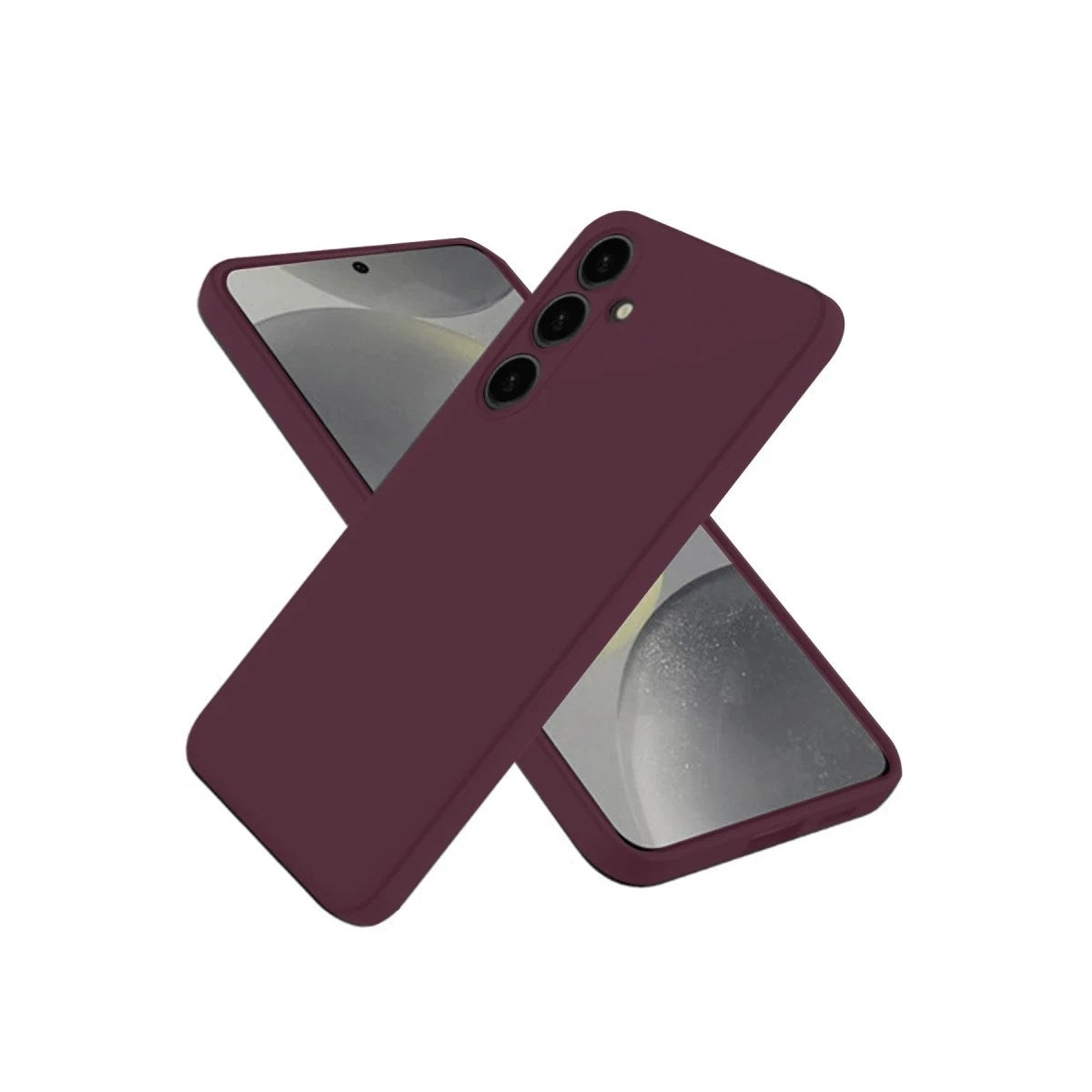 Mey İthalat® Samsung Galaxy A26 Kılıf First Silikon - Mürdüm