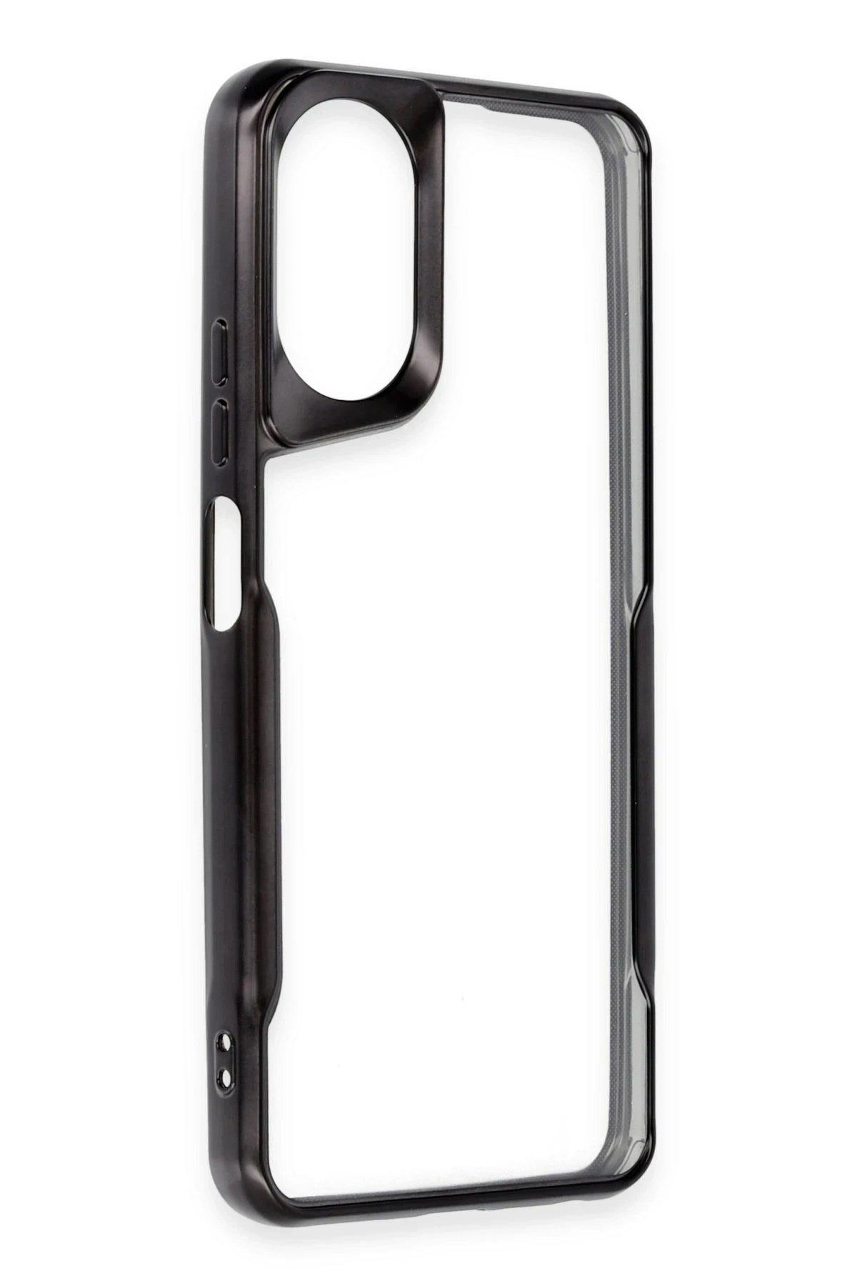 Mey İthalat® Realme 12 Lite Kılıf Boyi Silikon Kapak - Siyah