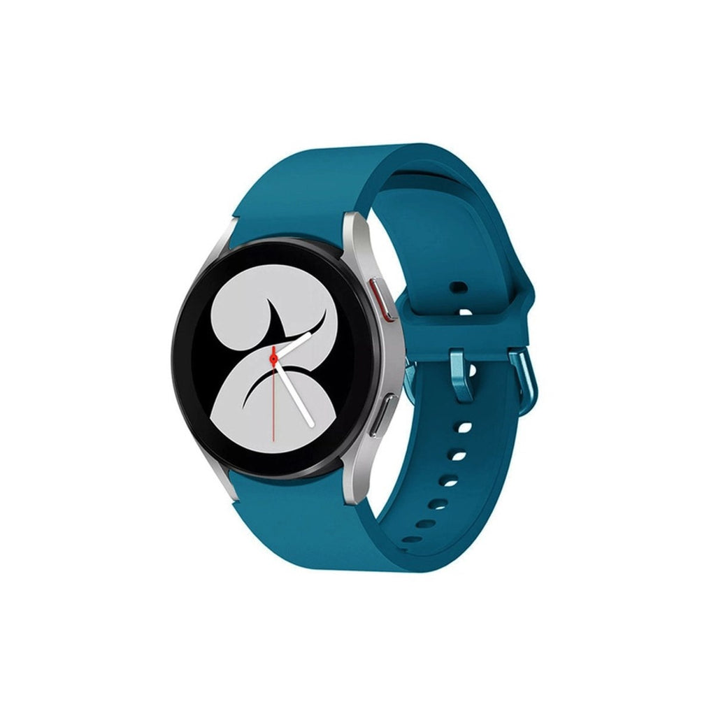 Mey İthalat® Samsung Galaxy Watch 4 Klasik Kordon - Petrol Mavisi