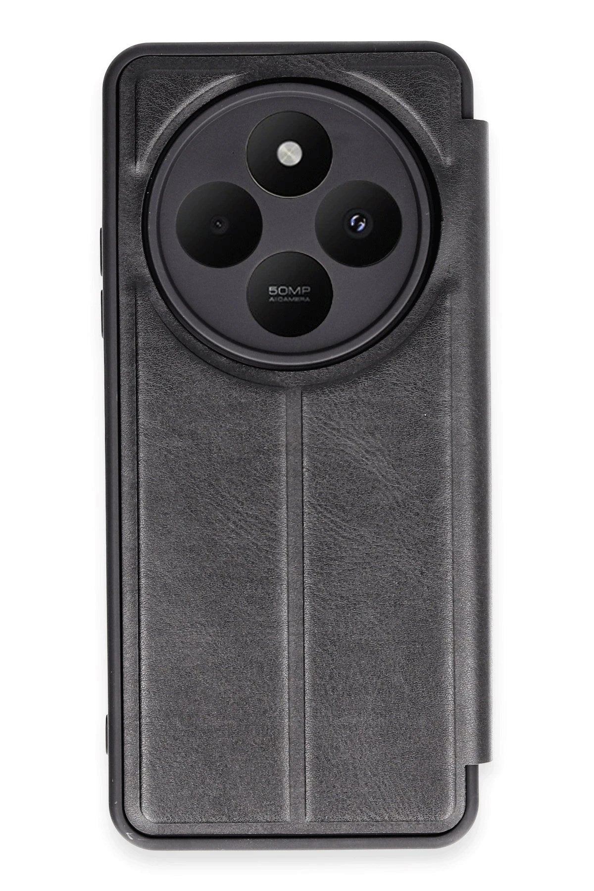 Mey İthalat® Redmi 14C Kılıf Flip Cover - Siyah
