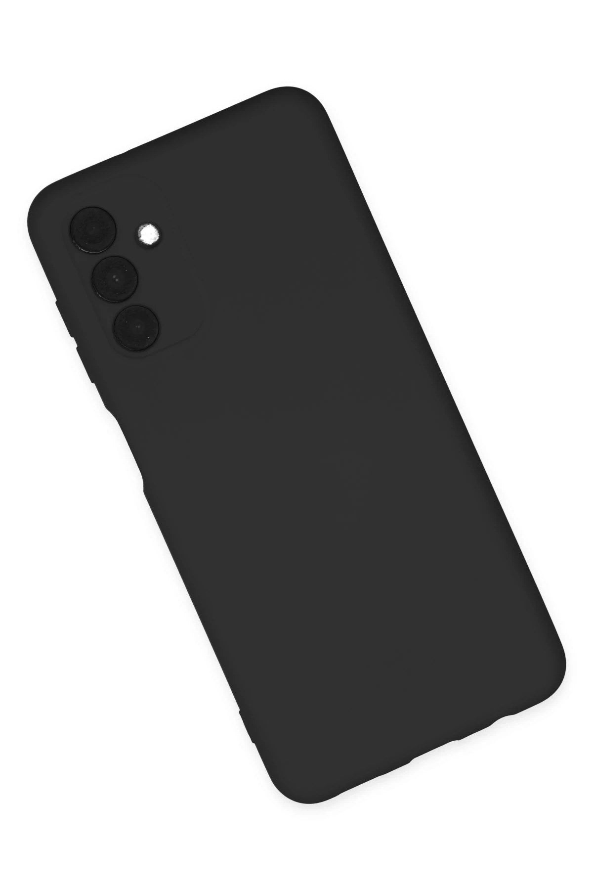 Mey İthalat® Samsung Galaxy A04S Kılıf Nano içi Kadife Silikon - Siyah