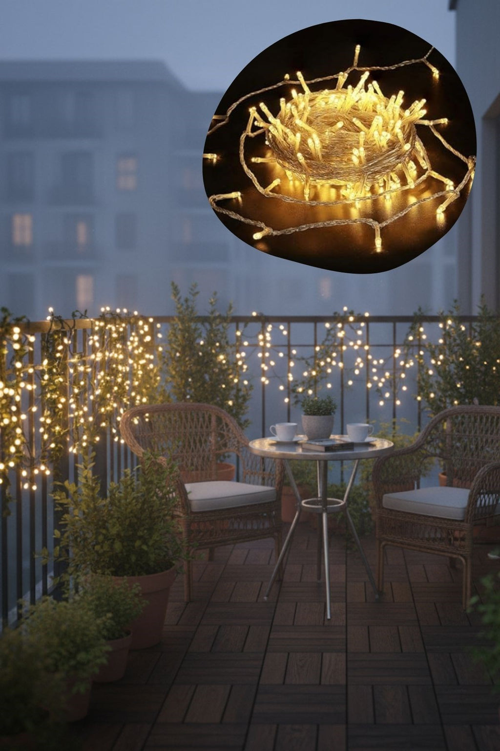 Günışığı Renk 5 Farklı Işık Modlu 10 Metre Eklemeli Dekor Boncuk Model Dekoratif Led