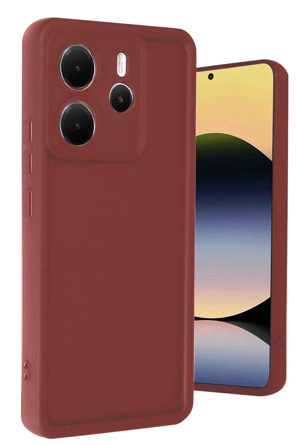 Mey İthalat® Redmi Note 14 4G Kılıf Viera Silikon - Bordo