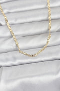 Mey İthalat® CM 14K Gold Renk Lazer Zincirli Model 60 cm Kadın Kolye