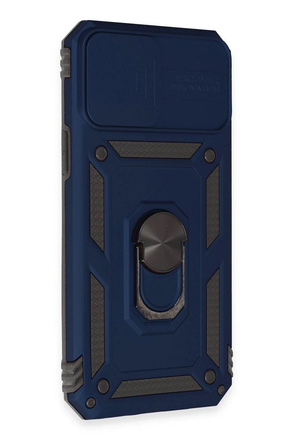 Mey İthalat® iPhone 12 Pro Max Kılıf Pars Lens Yüzüklü Silikon - Lacivert
