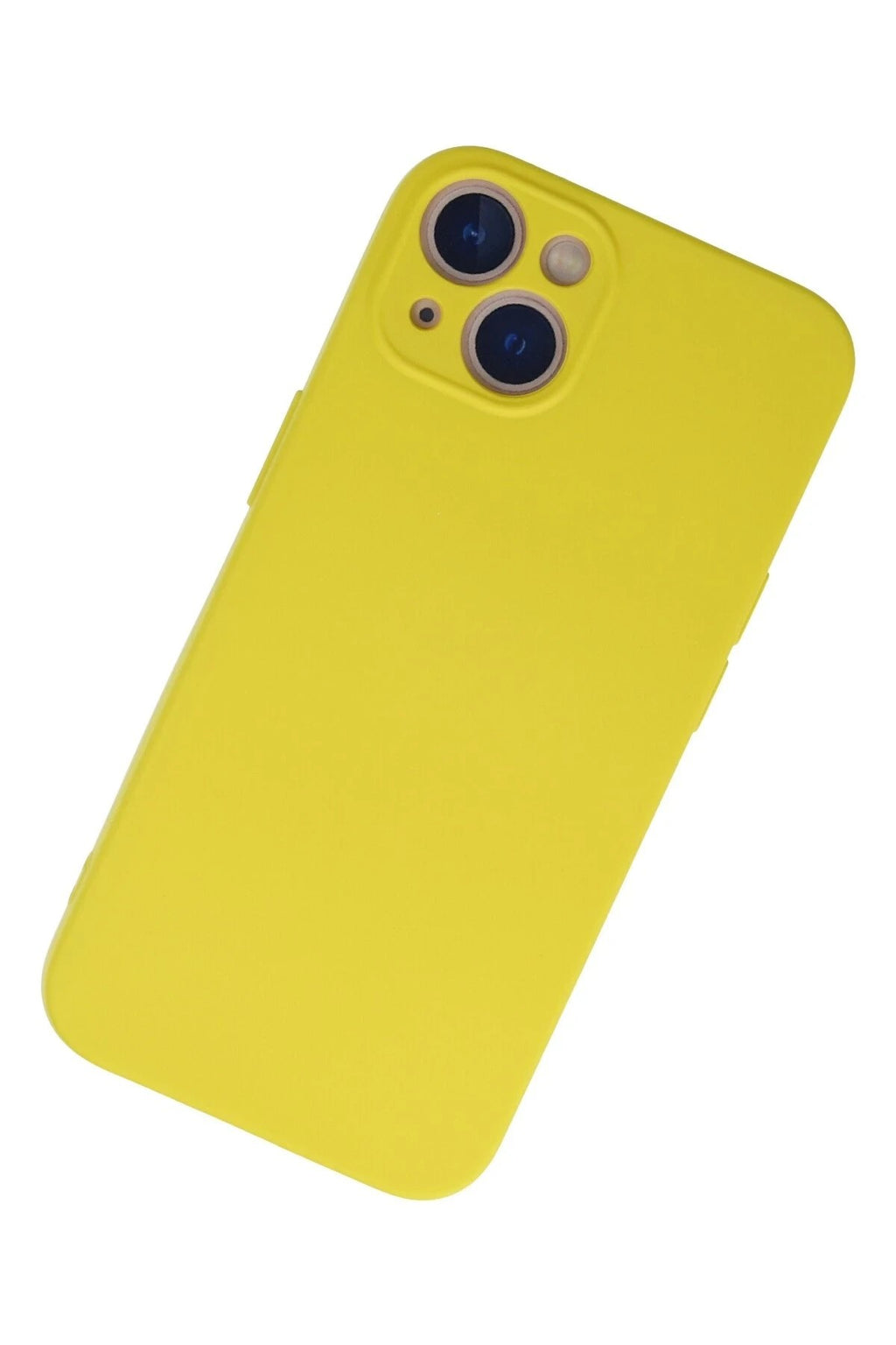 Mey İthalat® iPhone 13 Mini Kılıf Nano içi Kadife Silikon - Sarı
