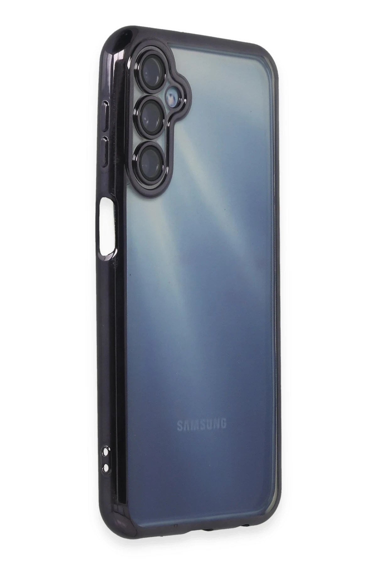 Mey İthalat® Samsung Galaxy A35 5G Kılıf Lensli Silikon - Mor