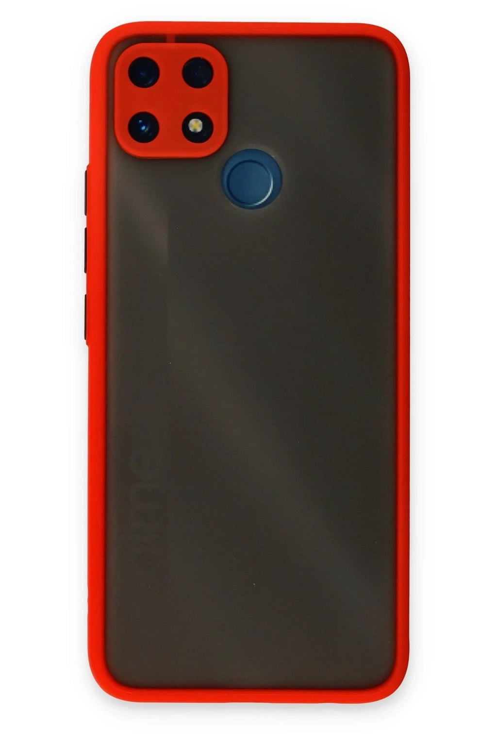 Mey İthalat® Realme C25 Kılıf Montreal Silikon Kapak - Kırmızı